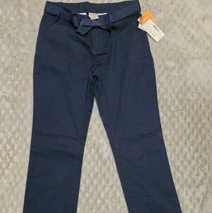 Gymboree Dark Blue Kids Casual Pants with Belt
